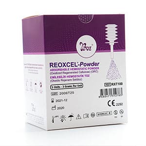 New Reoxcel Powder Absorbable Haemostat