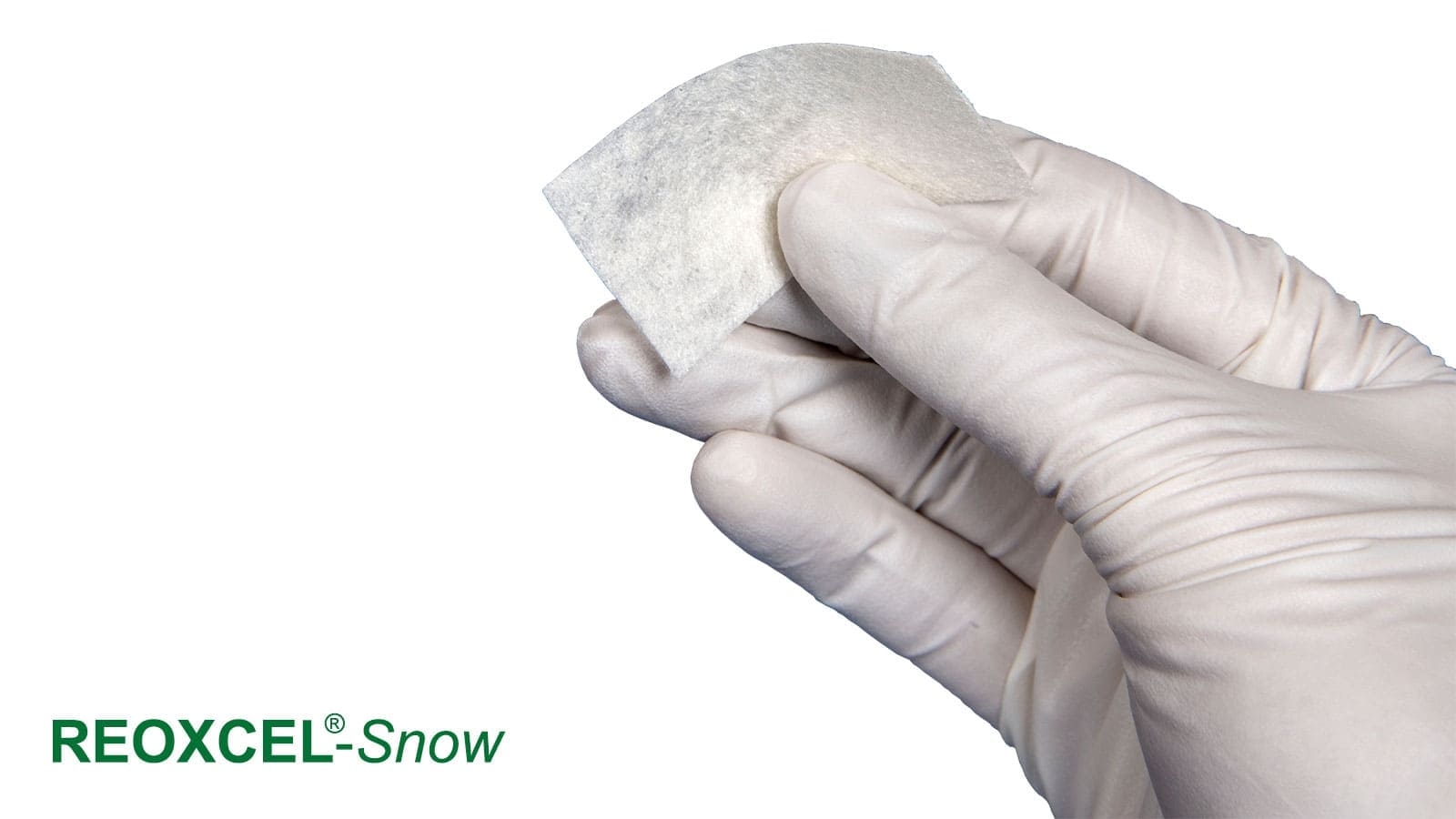 Einschichtige und überfaserte Hämostate auf Cellulosebasis (Reoxcel Snow)
